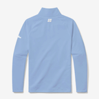 Ole Miss Rebels powder blue quarter zip pullover, back