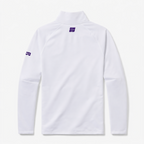 TCU Horned Frogs white quarter zip by GMDY back view